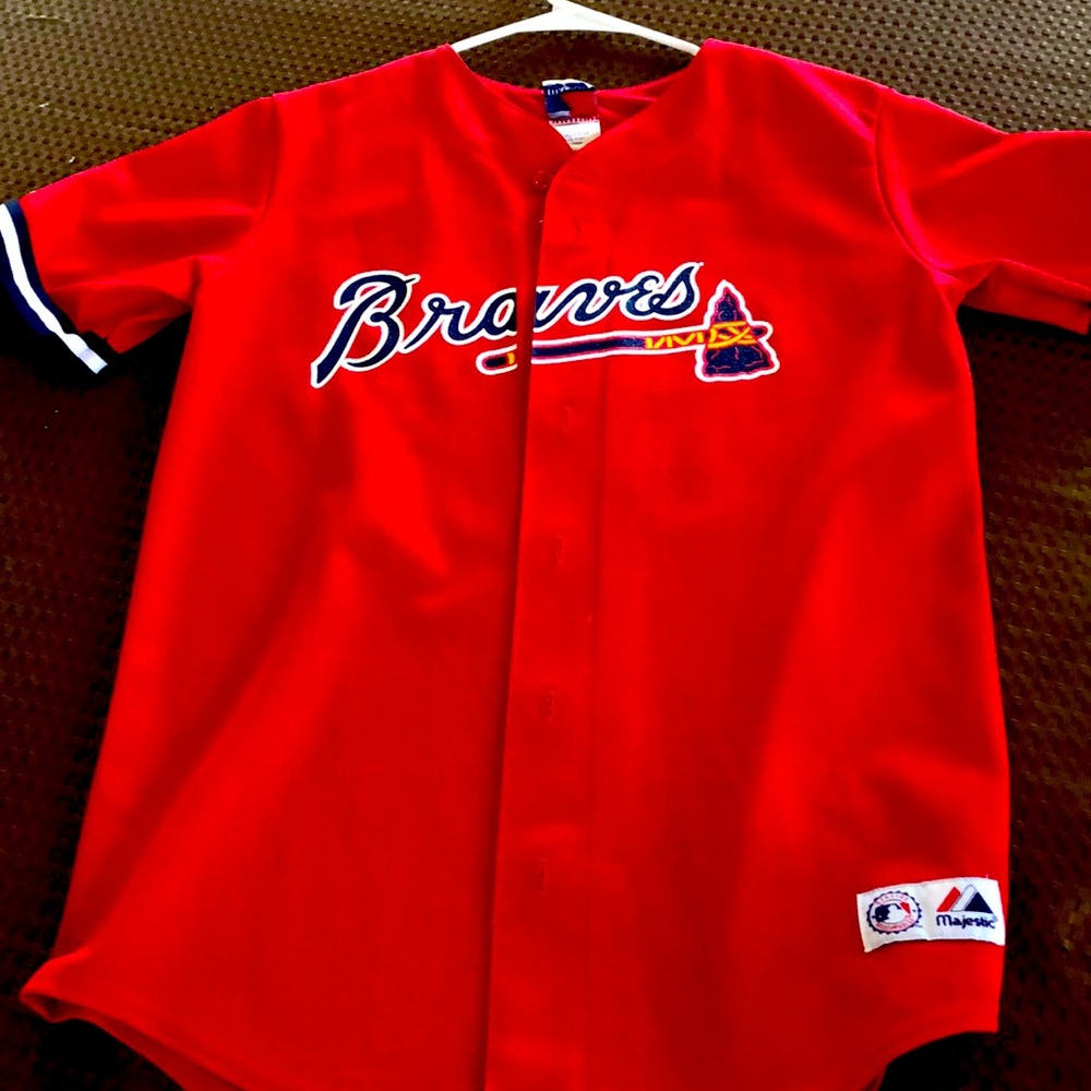 Andrew Jones Jersey XL Majestic